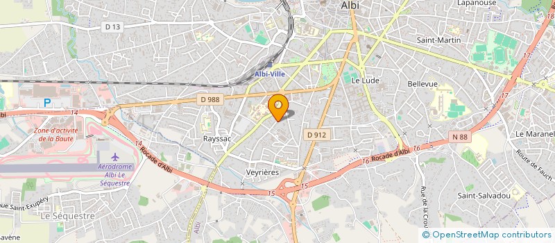 localisation de l'entreprise IZON CORP à ALBI