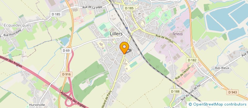 localisation de l'entreprise IZOTHERM à LILLERS