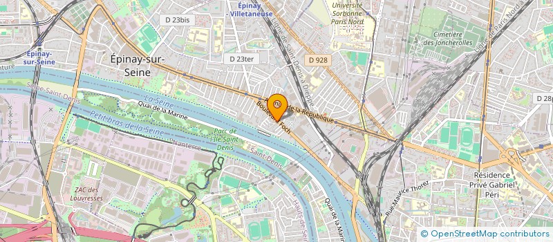 localisation de l'entreprise IZOUEL CONSULTING à EPINAY-SUR-SEINE