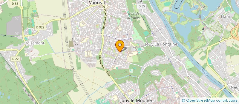 localisation de l'entreprise IZOURIZ SERVICES à VAUREAL