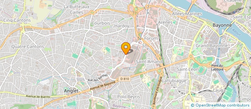 localisation de l'entreprise IZOZKI à ANGLET