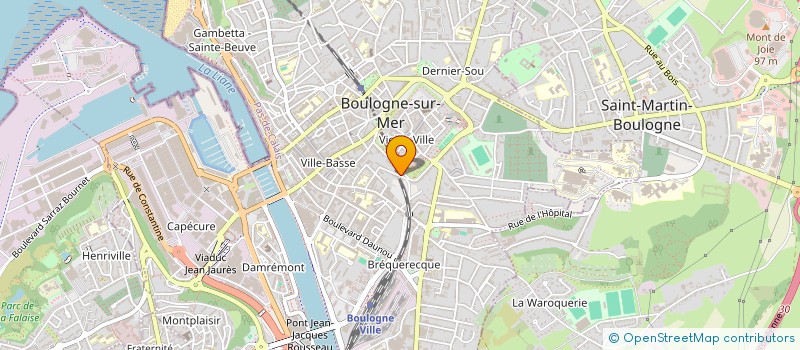 localisation de l'entreprise IZR  BOULOGNE-SUR-MER