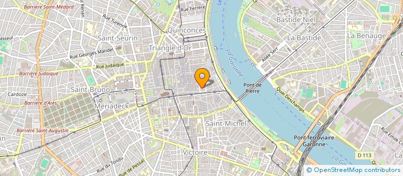 localisation de l'entreprise IZRA  BORDEAUX