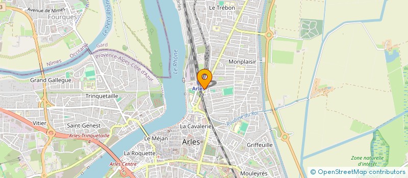 localisation de l'entreprise IZRAR à ARLES