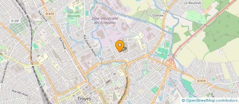 localisation de l'entreprise IZRI à TROYES