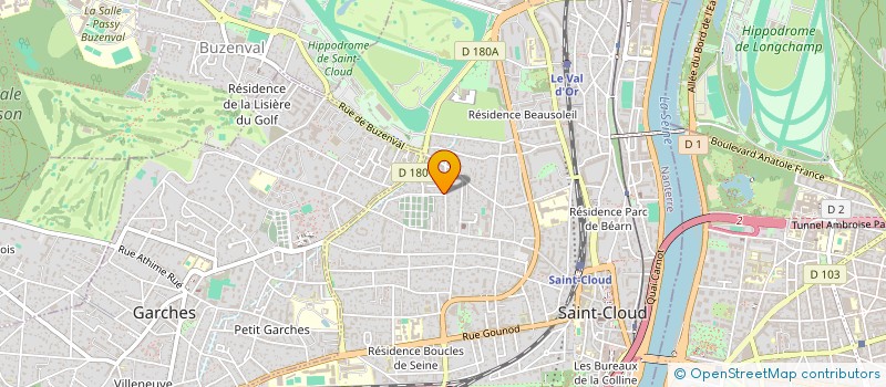 localisation de l'entreprise IZSOKE HOLD à SAINT-CLOUD