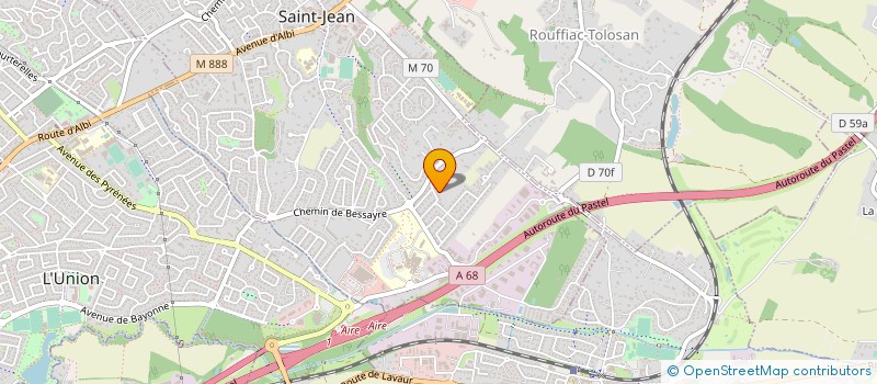 localisation de l'entreprise IZUBA à SAINT-JEAN