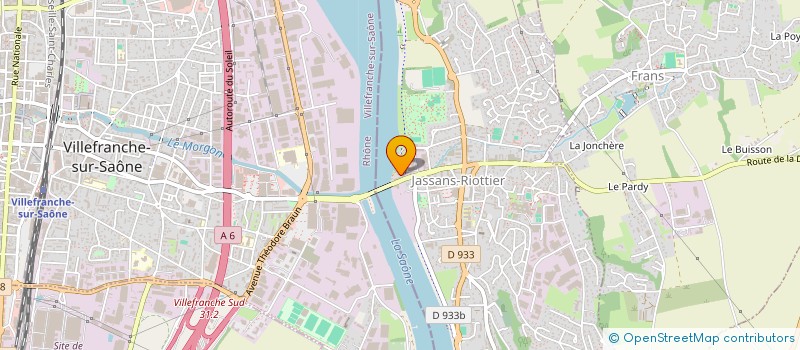 localisation de l'entreprise IZY ACCESS à JASSANS-RIOTTIER