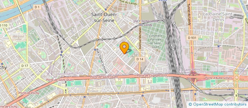 localisation de l'entreprise IZY ALU à SAINT-OUEN-SUR-SEINE