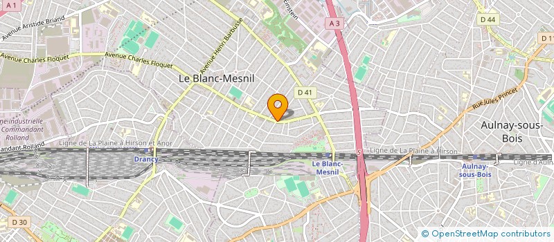 localisation de l'entreprise IZYCHAUFFE à LE BLANC-MESNIL