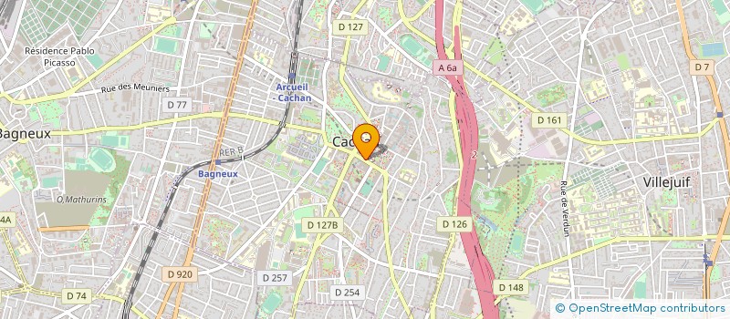 localisation de l'entreprise IZYFI à CACHAN