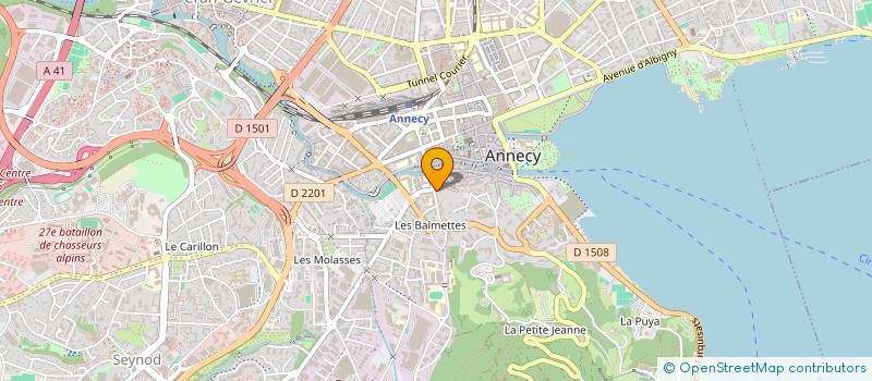 localisation de l'entreprise IZYFOIL à ANNECY