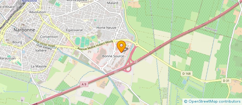 localisation de l'entreprise IZYFOOD à NARBONNE