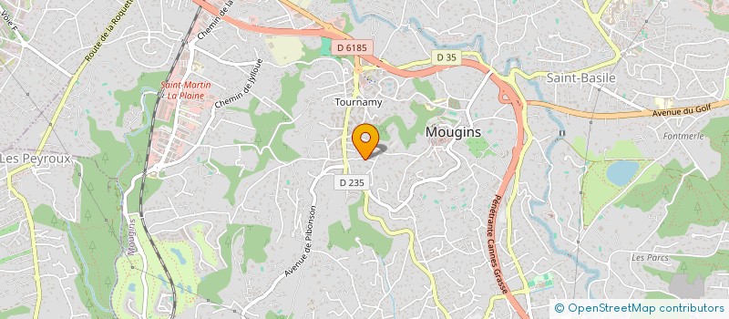 localisation de l'entreprise IZYLOSTEO à MOUGINS