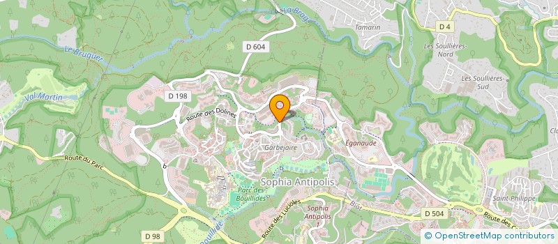 localisation de l'entreprise IZYPEO à VALBONNE