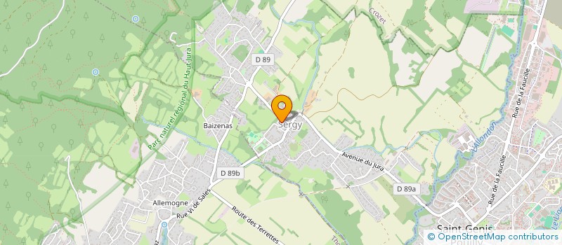 localisation de l'entreprise IZYVET  SERGY