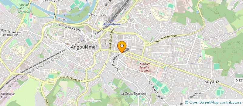 localisation de l'entreprise IZZA à ANGOULEME