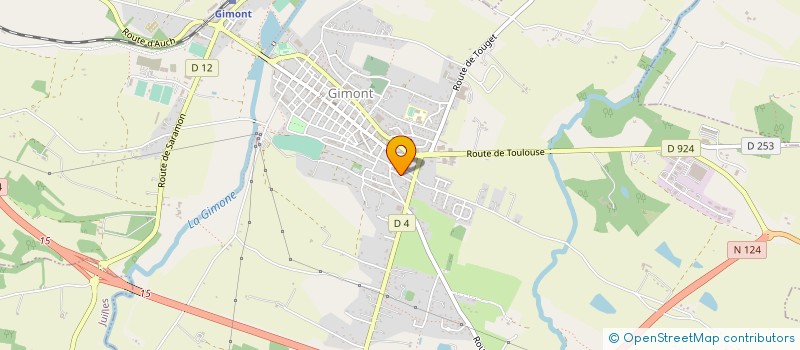 localisation de l'entreprise IZZANIF  GIMONT