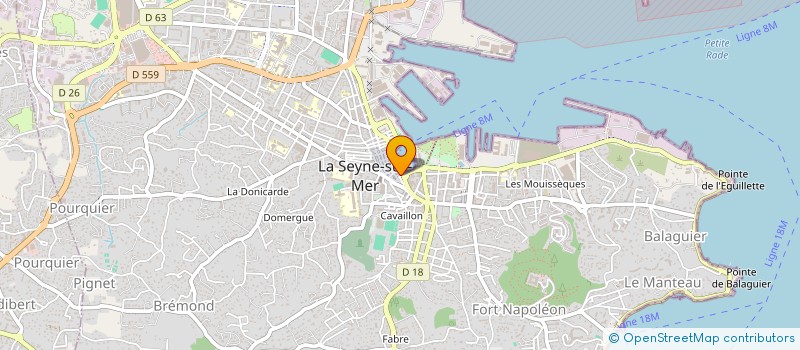 localisation de l'entreprise IZZICULTURE  LA SEYNE-SUR-MER