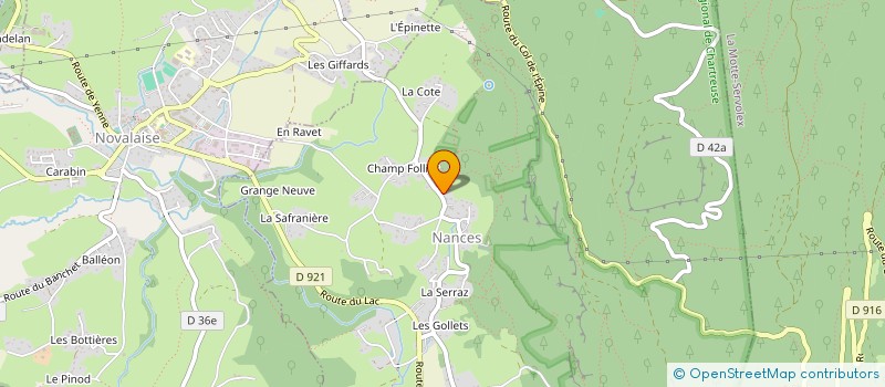 localisation de l'entreprise IZZIZZARI  NANCES