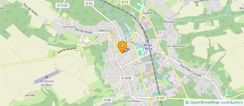 localisation de l'entreprise IZZO à MOUY