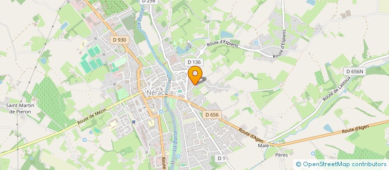 localisation de l'entreprise IZZY  NERAC