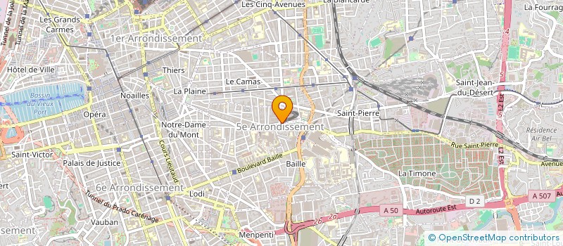 localisation de l'entreprise IZZYPRO à MARSEILLE