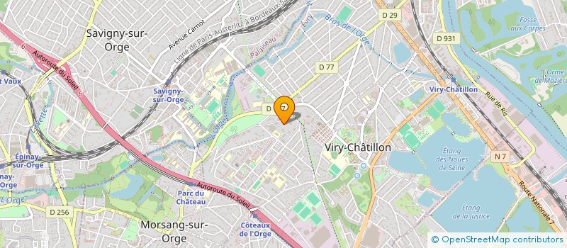 localisation de l'entreprise J-1 PLACO PLATRE à VIRY-CHATILLON