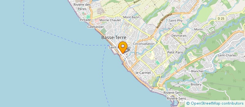 localisation de l'entreprise J 2 A'S à BASSE-TERRE