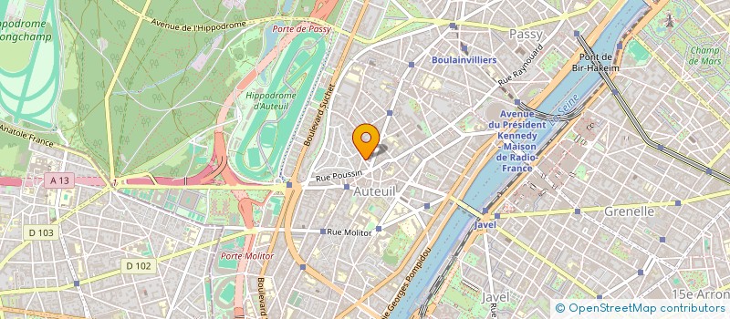 localisation de l'entreprise J 2 B  PARIS