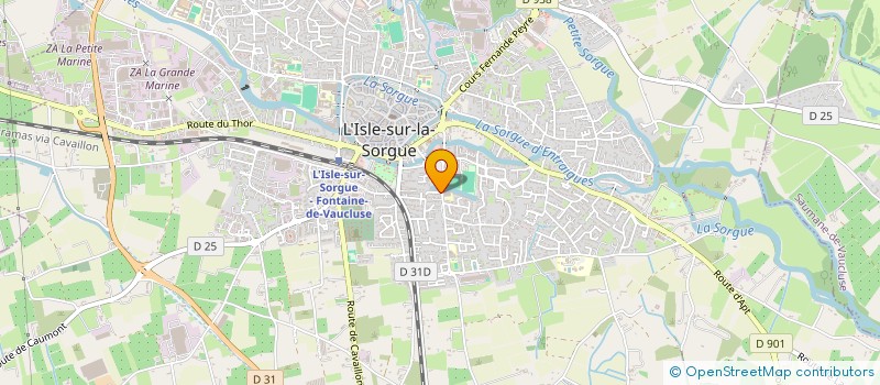 localisation de l'entreprise J 2 C à L'ISLE-SUR-LA-SORGUE