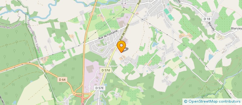 localisation de l'entreprise J 2 D IMMO  FOUGEROLLES-SAINT-VALBERT