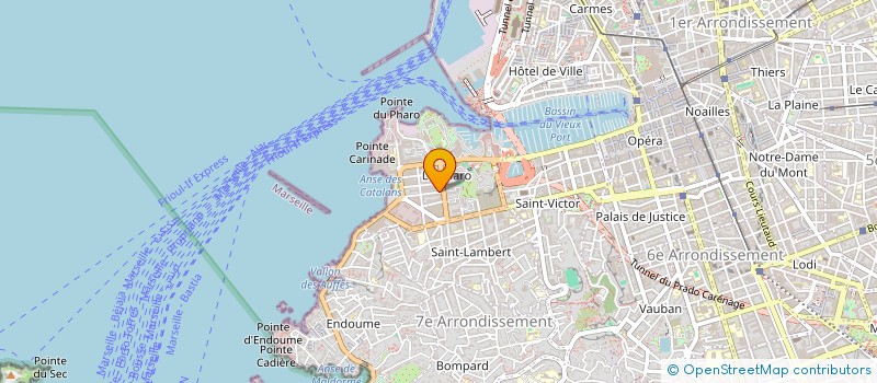 localisation de l'entreprise J.2.F. à MARSEILLE
