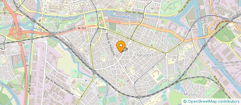 localisation de l'entreprise J 2 F A à STRASBOURG