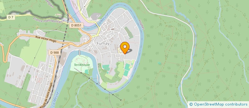 localisation de l'entreprise J 2 M  FUMAY