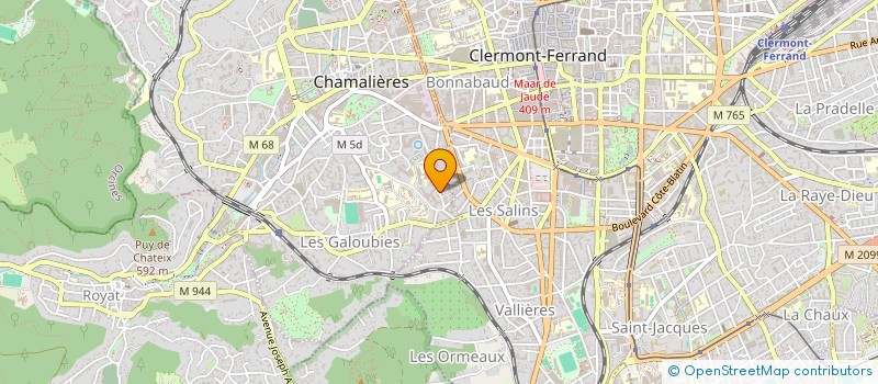 localisation de l'entreprise J 2 P R  CHAMALIERES