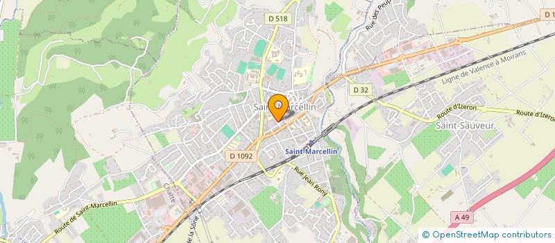 localisation de l'entreprise J'2000  SAINT-MARCELLIN