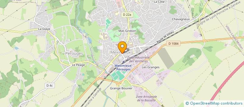 localisation de l'entreprise J.2C. COIFFURE  MEXIMIEUX