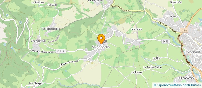 localisation de l'entreprise J 2M S  CHABANIERE