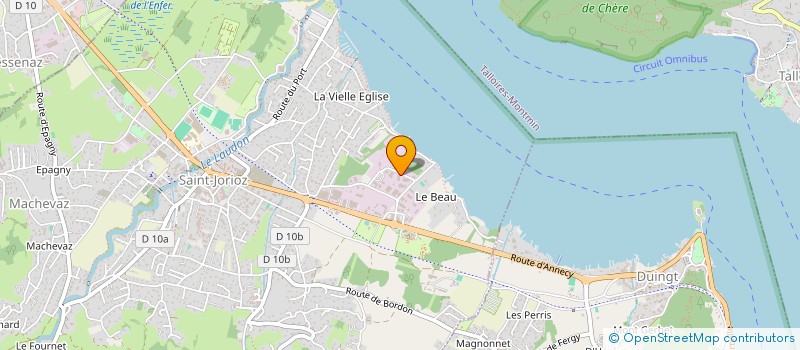 localisation de l'entreprise J 3 F  FAVERGES-SEYTHENEX