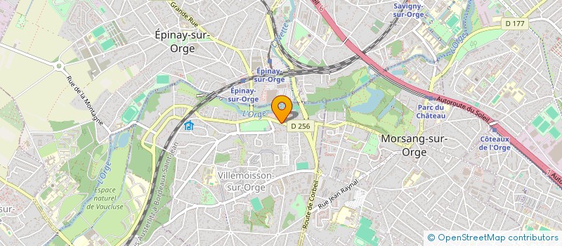 localisation de l'entreprise J 3 L SARL à VILLEMOISSON-SUR-ORGE