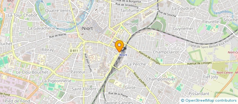localisation de l'entreprise J  NIORT