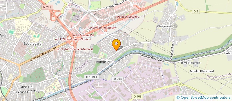 localisation de l'entreprise J.A. 2P  PERIGNY