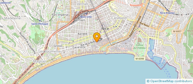 localisation de l'entreprise J&A à NICE