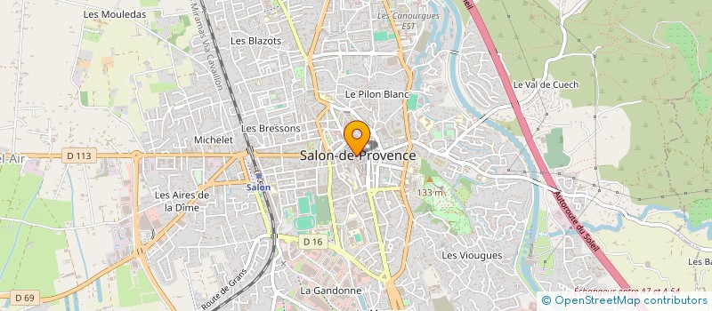 localisation de l'entreprise J.A à SALON-DE-PROVENCE