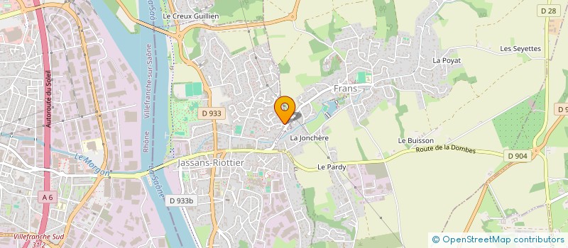 localisation de l'entreprise J A C à JASSANS-RIOTTIER