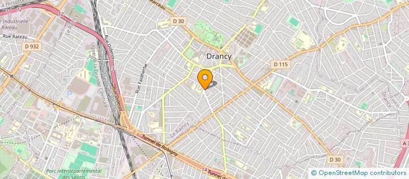 localisation de l'entreprise J.A.C. à DRANCY