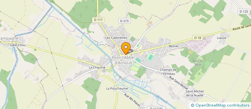 localisation de l'entreprise J.A.C  PONT-L'ABBE-D'ARNOULT