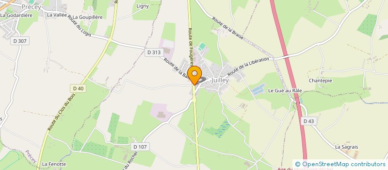 localisation de l'entreprise J.A.C. AGENCEMENT  JUILLEY