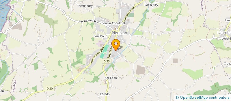 localisation de l'entreprise J.A.C. HAMON  PLEUBIAN